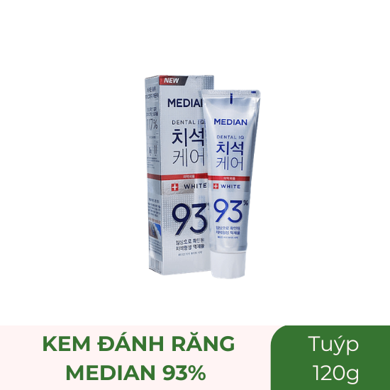 Kem đánh răng Median White 93% - tuýp 120g