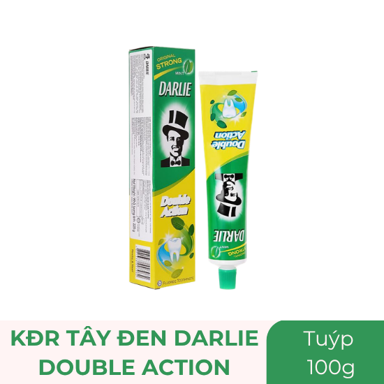 Kem đánh răng Tây đen Darlie double action - tuýp 225g