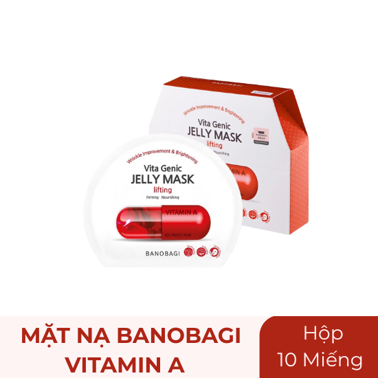 Mặt nạ Vita Genic Vitamin A nâng cơ - hộp 10 chiếc