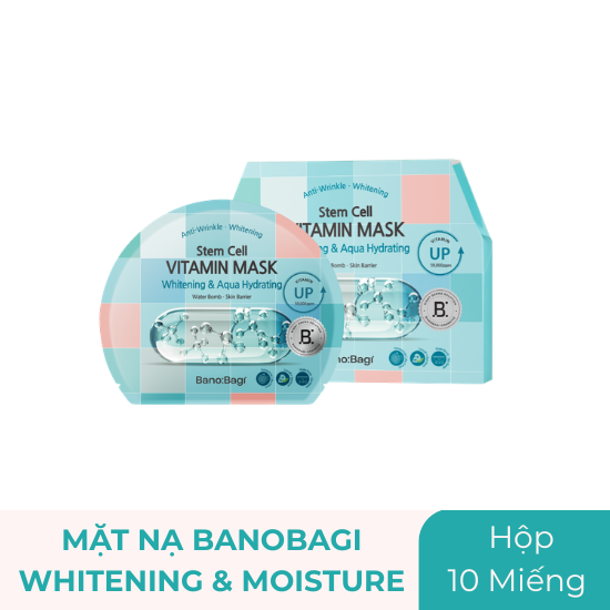 Mặt nạ banobagi Whitening & Moisture - hộp 10 chiếc