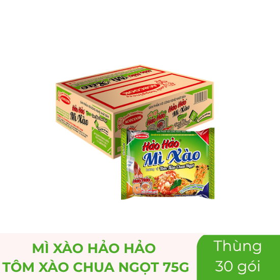 Mì Hảo Hảo xào chua ngọt - thùng (30 gói * 75g)