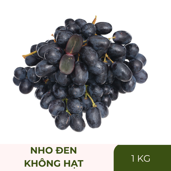 Nho đen không hạt - 1kg