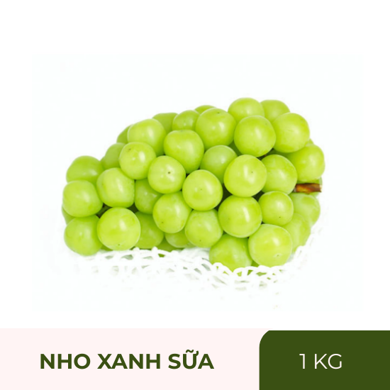Nho xanh sữa - 1kg
