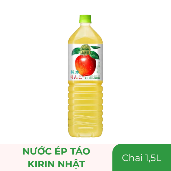 Nước ép táo Kirin Nhật - chai 1.5L