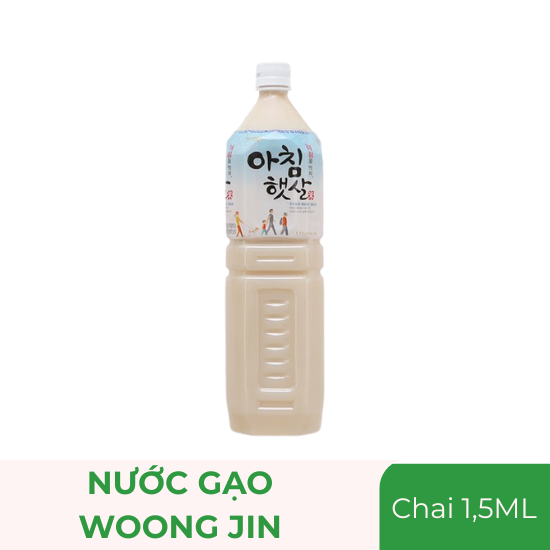 Nước gạo Woongjin - chai 1.5 lít