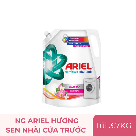 Nước giặt Ariel hoa sen nhài - túi 3.7kg