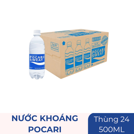 Nước khoáng Pocari 500ml - thùng 24 chai