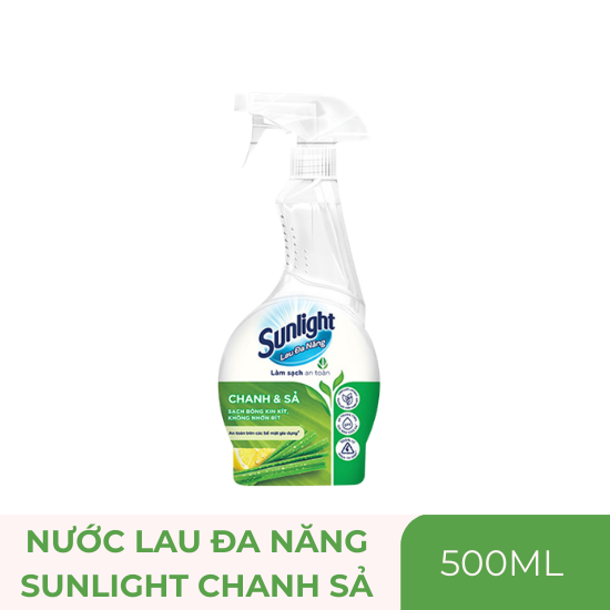 Nước lau đa năng Sunlight chanh sả - chai 500ml