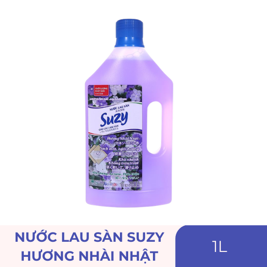 Nước lau sàn Suzy hương nhài - chai 1 lít