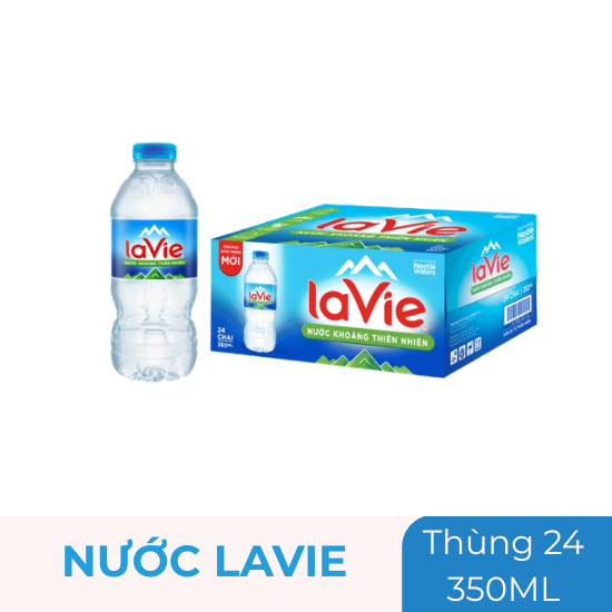 Nước Lavie 350ml - thùng 24 chai