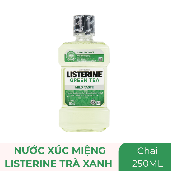 Nước súc miệng Listerine trà xanh - chai 250ml