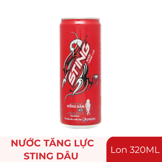 Nước tăng lực Sting đỏ - lon 320ml