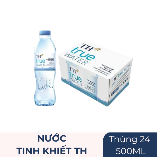 Nước tinh khiết TH 500ml - thùng 24 chai
