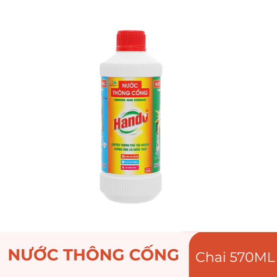 Nước thông cống Hando - chai 570ml