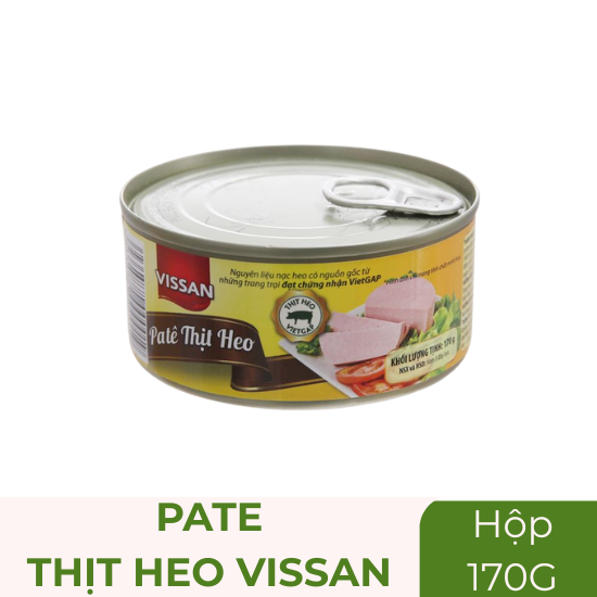 Pate thịt heo Vissan - hộp 170g