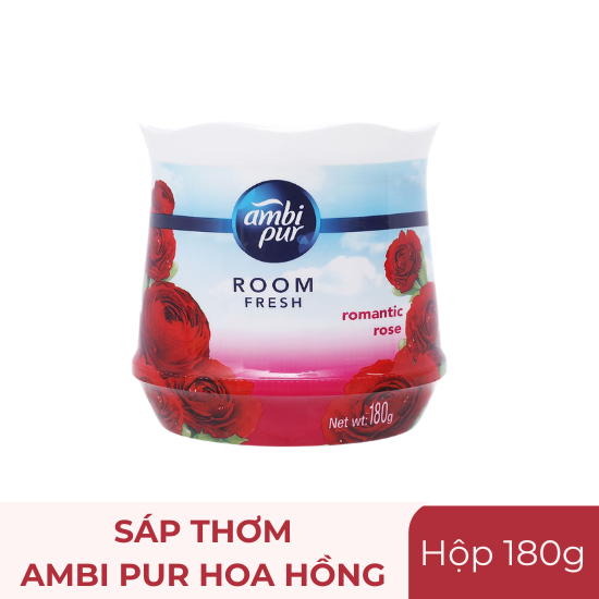 Sáp thơm Ambi Pur đam mê hoa hồng - hộp 180g