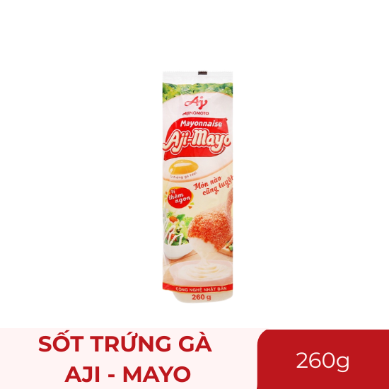 Xốt trứng gà Aji Mayo - tuýp 260g