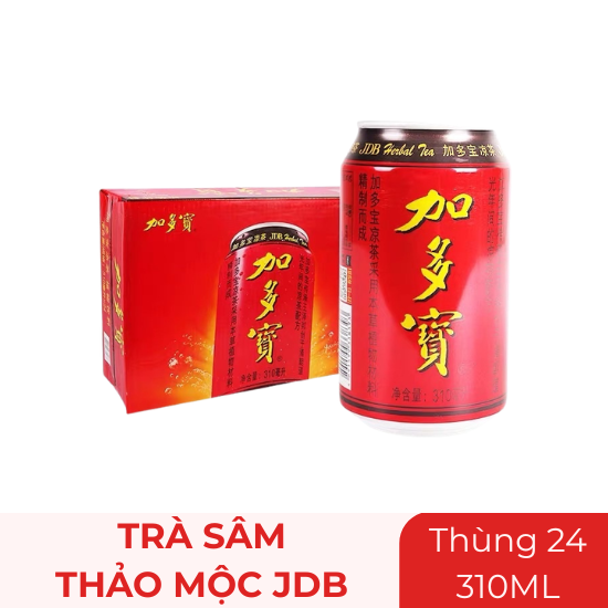 Trà thảo mộc JDB 310ml - thùng 24 lon