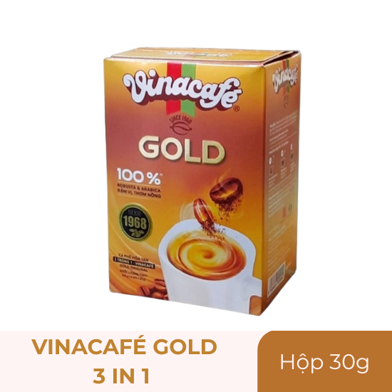 Cà phê Vinacafe gold 3 in 1 - hộp 306g