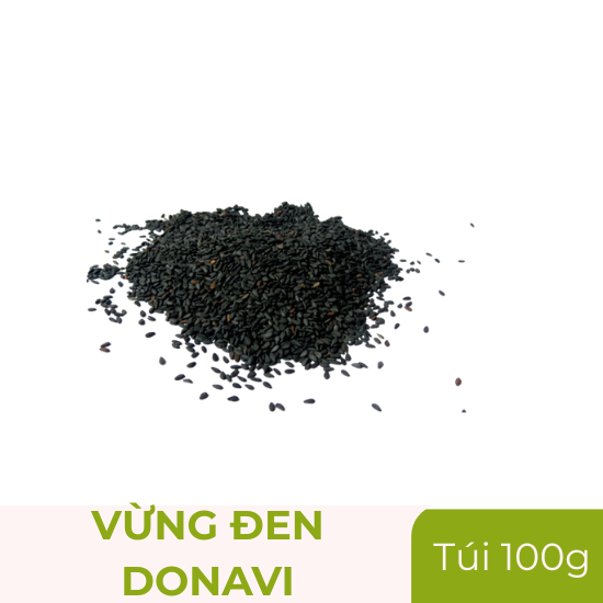 Vừng đen Donavi - gói 100g
