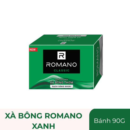Xà bông Romano xanh - bánh 90g