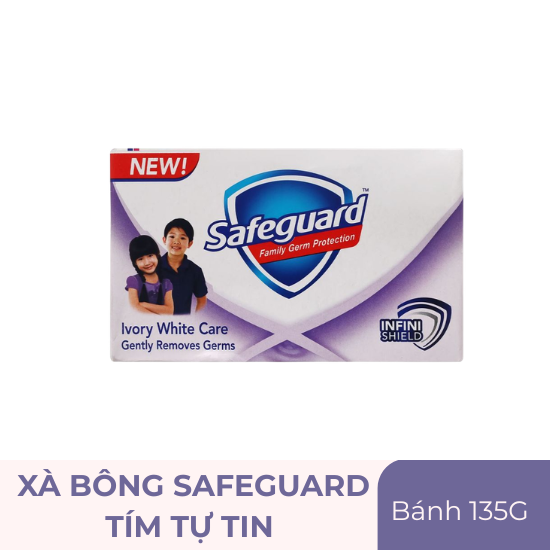 Xà bông Safeguard tím - bánh 135g