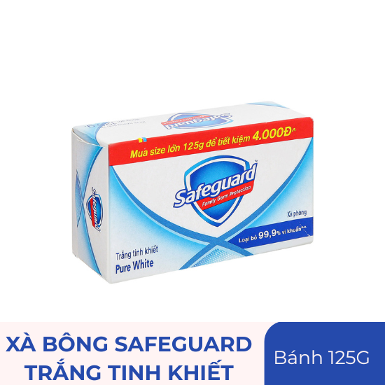 Xà bông Safeguard tinh khiết - bánh 135g