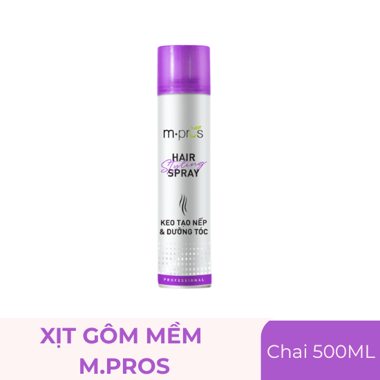 Xịt gôm mềm M.Pros - chai